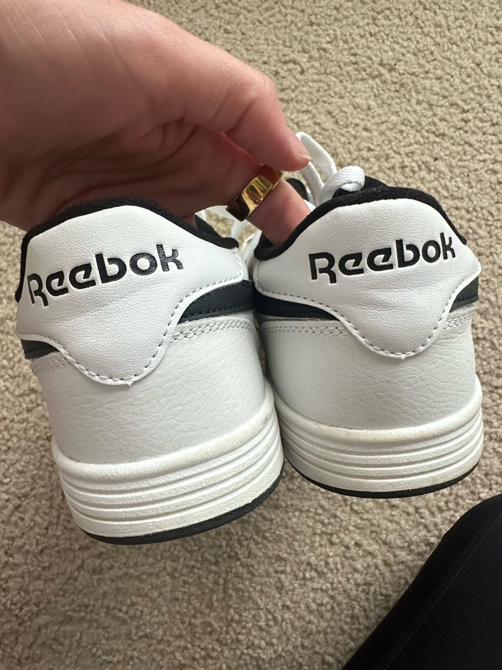 Woman’s Reebok White Sneakers
